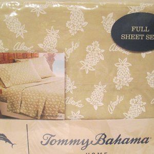 Tommy Bahama Home "Aloha Pineapple" Full Sheet Set
